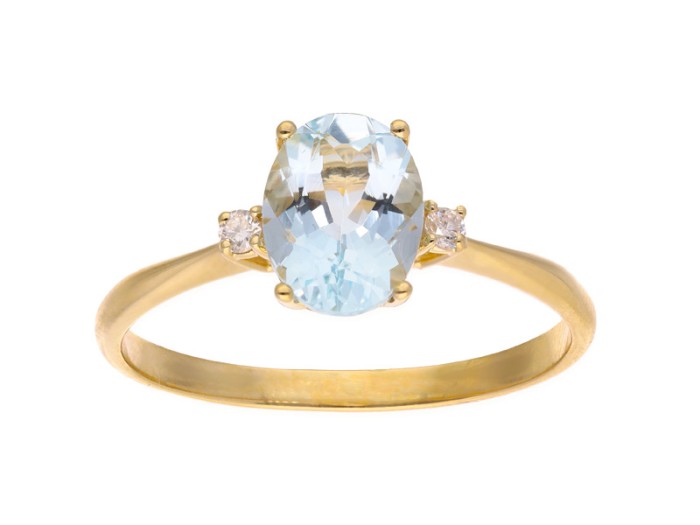 Ring in 18kt. Gold and diamonds