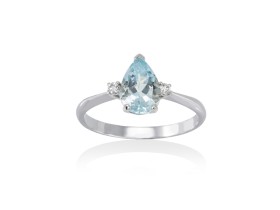 Ring in 18kt. Gold and diamonds