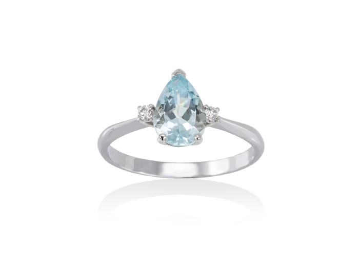 Ring in 18kt. Gold und Diamanten