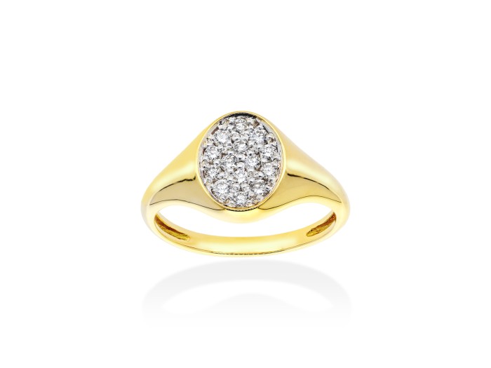 Ring   in 18kt Gelbgold und Diamanten