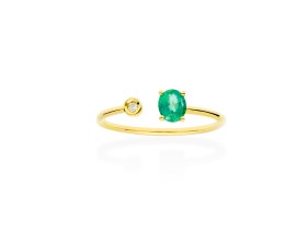 Ring in 18kt. Gold und Diamanten