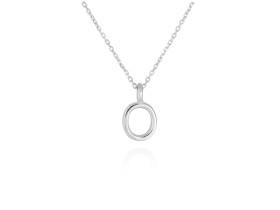 Colgante letra O en oro amarillo 18kt