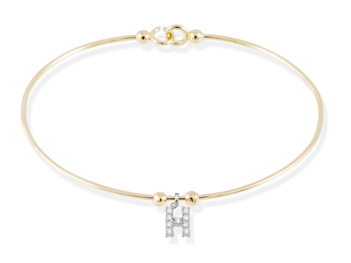 Pulsera en Oro 18Kt. y diamantes