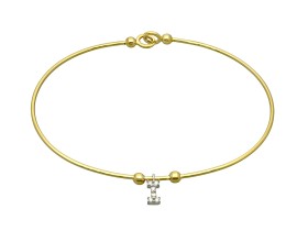 Bracelet in 18kt. Gold and diamonds