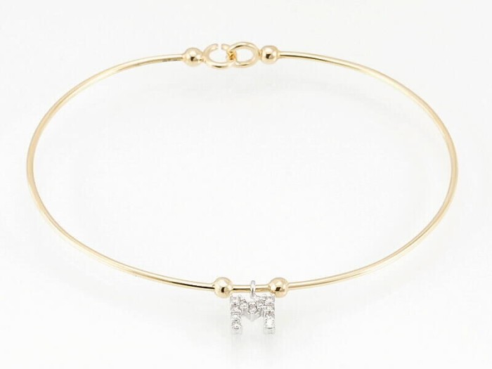 Bracelet in 18kt. Gold and diamonds