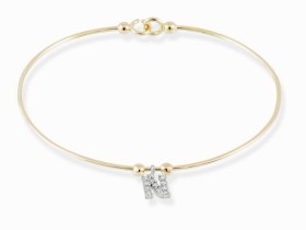 Pulsera en Oro 18Kt. y diamantes