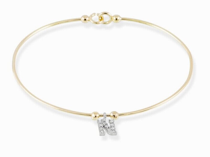 Bracelet in 18kt. Gold and diamonds