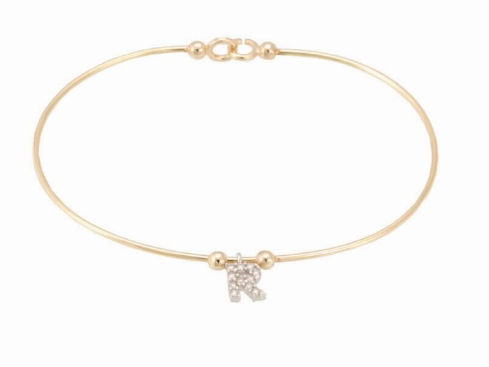 Bracelet in 18kt. Gold and diamonds