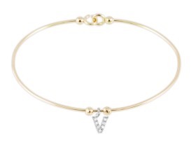 Bracelet in 18kt. Gold and diamonds