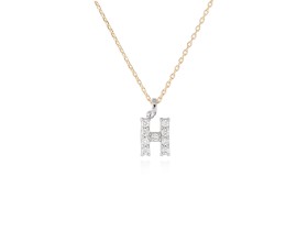 Halskette in 18kt. Gold und Diamanten