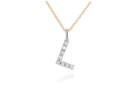 Halskette in 18kt. Gold und Diamanten