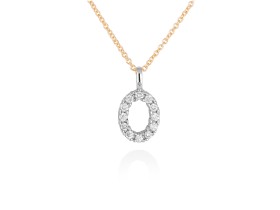 Halskette in 18kt. Gold und Diamanten