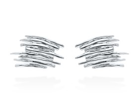 Pendientes de plata multihilos