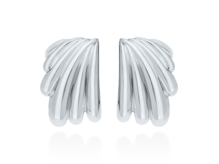 Pendientes de plata gallonado