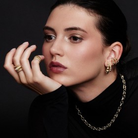 Choker de plata con calabrote