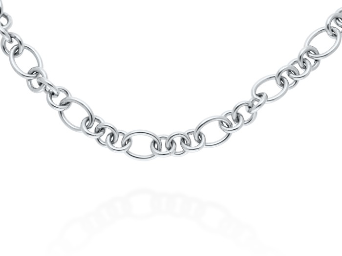 Choker de plata con eslabones