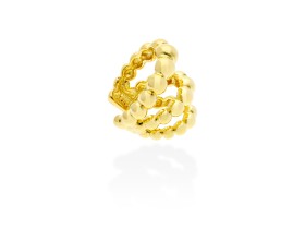 Earcuff de plata triple aro