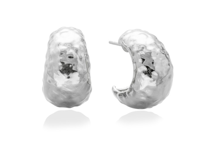 Earrings Gloss XL  in silver