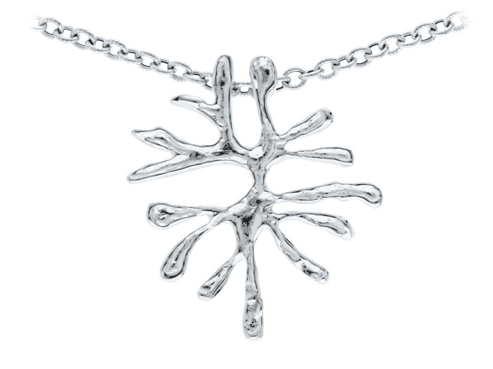 Colgante de plata grande