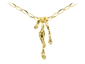Pendant Vernissage  in golden silver