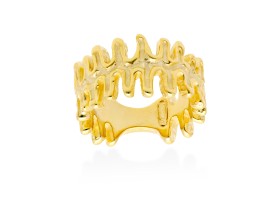 Anillo de plata ancho