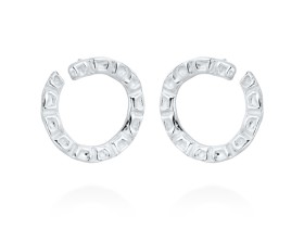 Earrings Vernissage  in golden silver