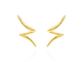 Pendientes de plata trepador