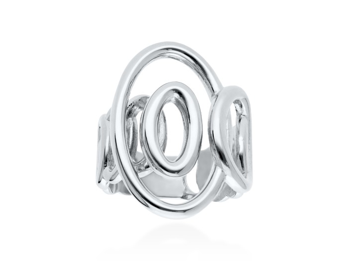 Anillo de plata multiaros