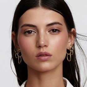 Earrings Aix  in golden silver