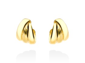 Earrings Rodeo  in golden silver