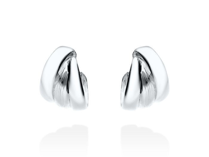 Earrings Rodeo  in golden silver