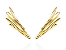 Pendientes de plata trepador