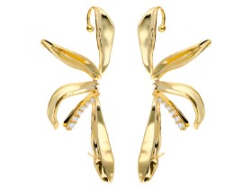 Pendientes de plata Maxi con circonitas blancas