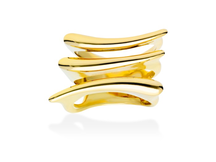 Ring Rosse  in golden silver