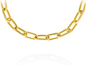 Choker de plata con eslabones