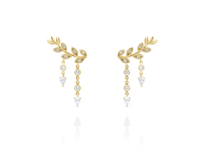 Earrings IVY  in silver