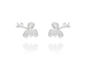 Earrings Guipur mini  in silver