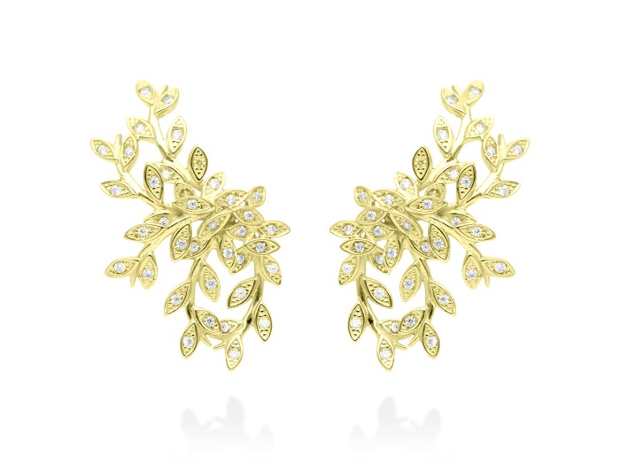 Earrings Chantilly Maxi  in silver