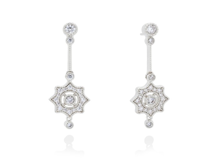 Earrings CATALINA  in silver