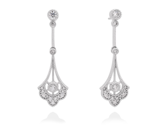 Earrings CHARLOTTE  in silver