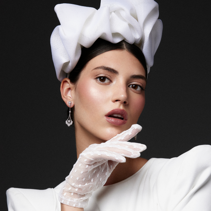 Ohrringe CHARLOTTE  in silber