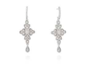 Earrings VICTORIA  in silver