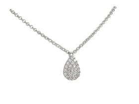 Halskette FILS Weiß in silber