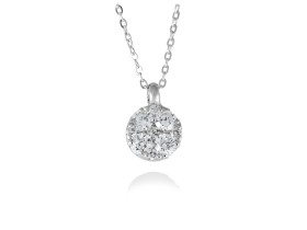 Necklace in 18kt. Gold and diamonds