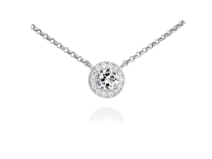 Gargantilla para novia ORLA en plata