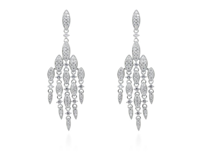 Earrings MARCELA  in silver