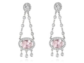 Ohrringe DULCE Rosa in silber
