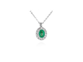 Gargantilla en Oro 18Kt. y diamantes