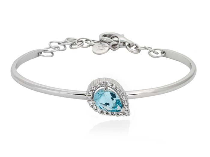 Armband EVA Rosa in silber