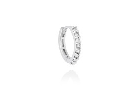 Piercing HOOP MEDIUM  in 18kt Gelbgold und Diamanten